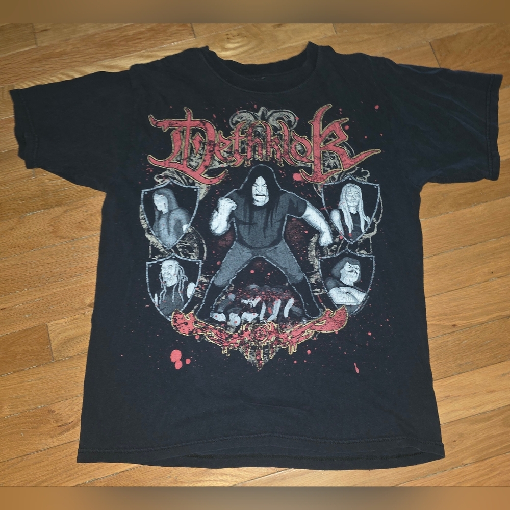 Dethklok 2008 TOUR SHIRT TSHIRT METALOCALYPSE TIM &  ERIC BLACK SUPER RARE HTF